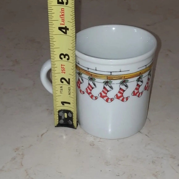 The Toscany Collection Christmas Stockings Fireplace Coffee Mug - Picture 8 of 9